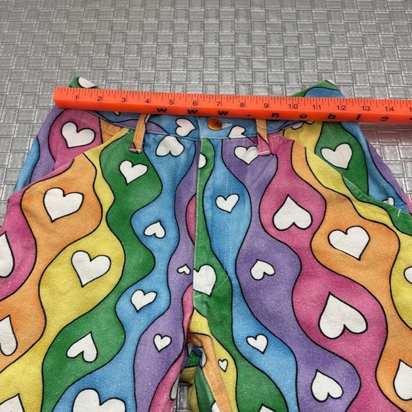 KEITH KELLY MADE IN NYC Rainbow Pride Canvas Shorts size xs unisex - Picture 6 of 10